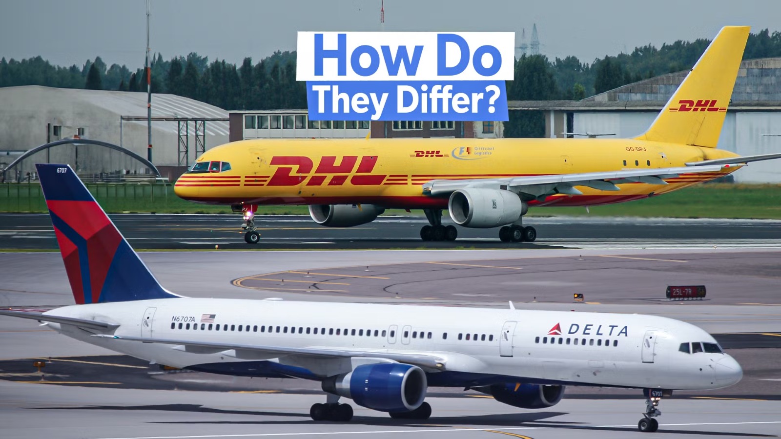 Passenger Aircraft vs Cargo Aircraft: What’s the Difference?